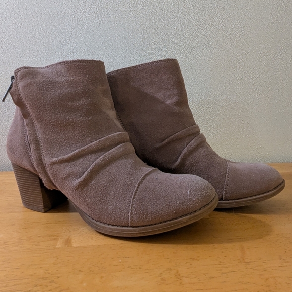 Suede Ankle Boots - Picture 1 of 4
